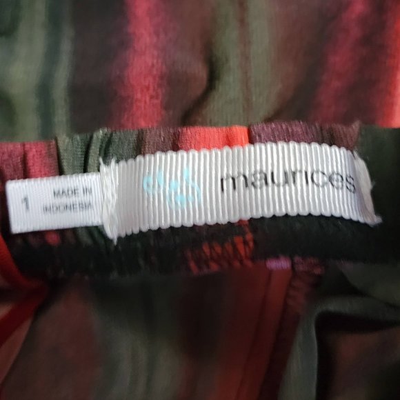 Maurices Striped Max Dress Plus Size 1 - Picture 2 of 8